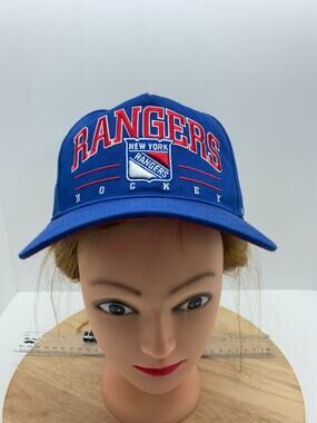New York Rangers ’47 Brand Hockey Snapback Hat | NHL Licensed Blue Cap | OSFA
